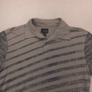 Fox Casual Short Sleeve Collared Polo Shirt Mens Size Extra Large XL Gray